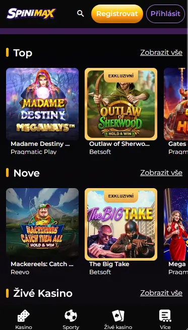Spinimax app preview