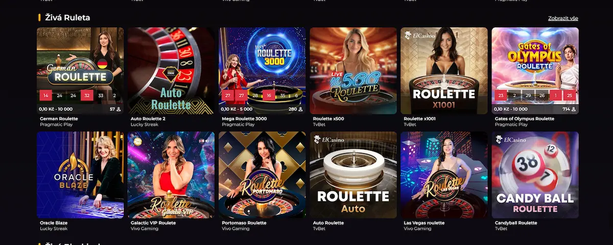 Živá ruleta ve Spinimax Casino – German Roulette, Auto Roulette a Mega Roulette 3000